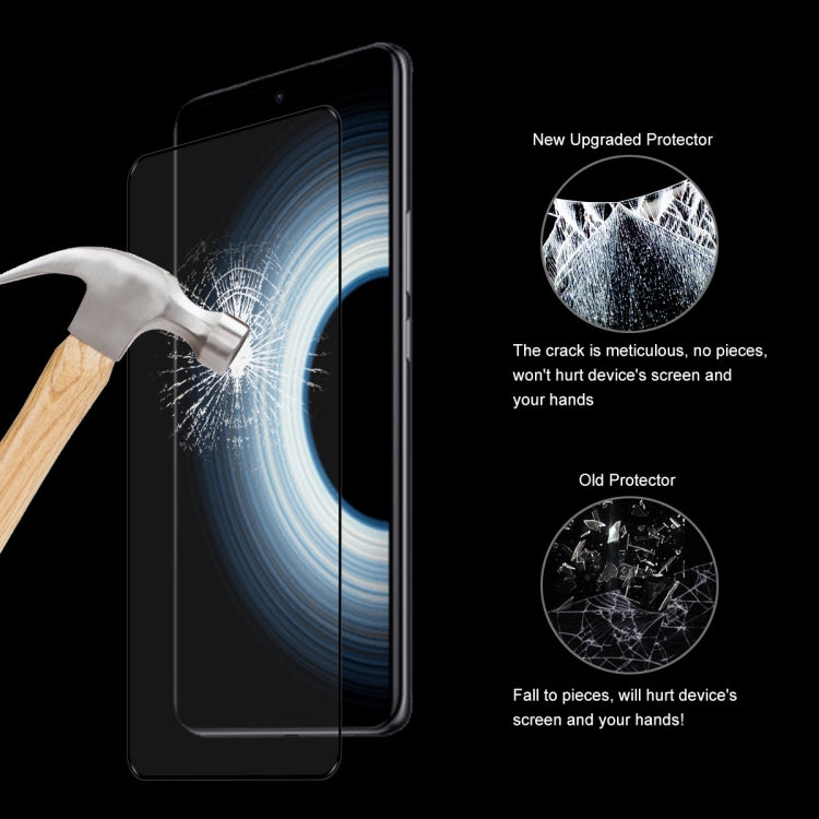 10 PCS For Xiaomi Redmi K50 Ultra ENKAY Full Glue 0.26mm 9H 2.5D Tempered Glass Full Film - free shipping - PMC TechLife - Order now!