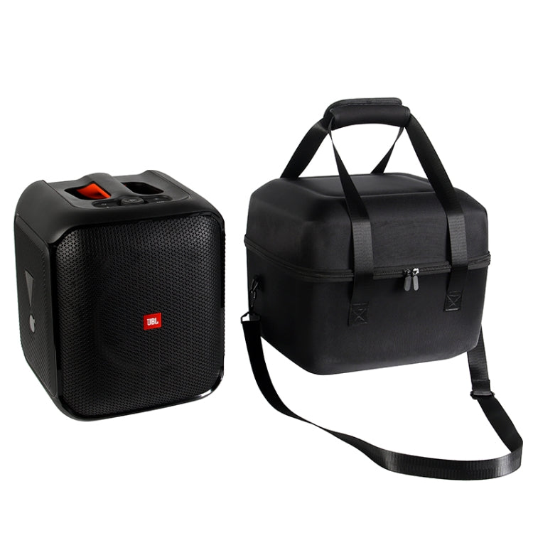 For JBL PartyBox Encore Essential Portable Shockproof Carrying Box Case(Black + Grey) - Protective Case by PMC TechLife | Online Shopping South Africa | PMC TechLife
