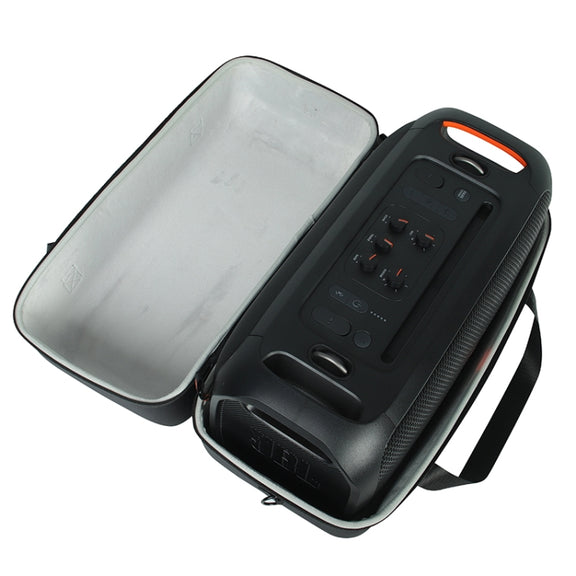 For JBL Partybox on-the-GO Bluetooth Speaker Carry Bag Storage Box Case(Black + Grey)
