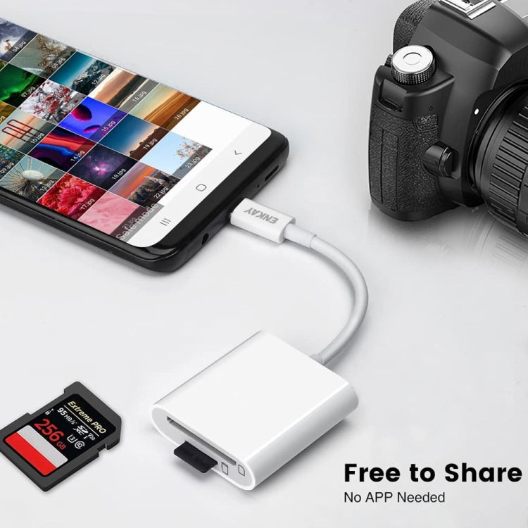 ENKAY ENK-AT117 USB-C / Type-C to SD / TF Card Reader Adapter - Multifunctional Cable by ENKAY | Online Shopping South Africa | PMC TechLife | Buy Now Pay Later Mobicred