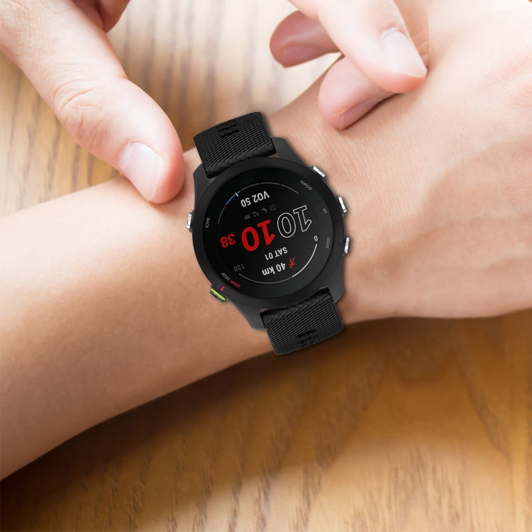 Compatible with Garmin Venu 2S 18mm Solid Color Silicone Watch Band(White) - Watch Bands by PMC TechLife | Online Shopping South Africa | PMC TechLife | Buy Now Pay Later Mobicred
