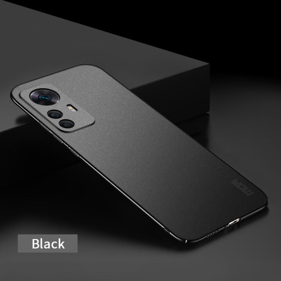For Xiaomi 12T / 12T Pro / Redmi K50 Ultra MOFI Frosted PC Ultra-thin Hard Phone Case(Black)