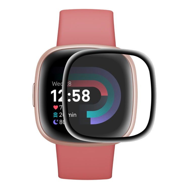1 PCS For Fitbit Versa 4 / Sense 2 ENKAY 3D Full Coverage Soft PC Edge + PMMA HD Screen Protector Film - Screen Protector by ENKAY | Online Shopping South Africa | PMC Jewellery | Buy Now Pay Later Mobicred