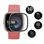 1 PCS For Fitbit Versa 4 / Sense 2 ENKAY 3D Full Coverage Soft PC Edge + PMMA HD Screen Protector Film