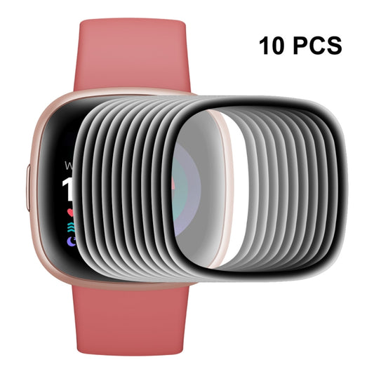 10 PCS For Fitbit Versa 4 / Sense 2 ENKAY 3D Full Coverage Soft PC Edge + PMMA HD Screen Protector Film - free shipping - PMC Jewellery - Order now!