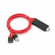 Dongle USB Male + USB Female to HDMI Male 1080P HDMI Cables Adapter - Adapter by PMC TechLife | Online Shopping South Africa | PMC TechLife