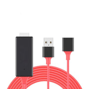 Dongle USB Male + USB Female to HDMI Male 1080P HDMI Cables Adapter
