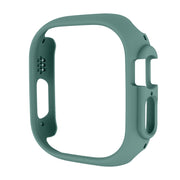 For Apple Watch Ultra / Ultra 2 49mm ENKAY 2 in 1 PC Case + Full Coverage 9H Tempered Glass Film(Deep Green)