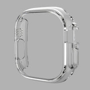 For Apple Watch Ultra / Ultra 2 49mm ENKAY 2 in 1 PC Case + Full Coverage 9H Tempered Glass Film(Transparent) - Watch Cases by ENKAY