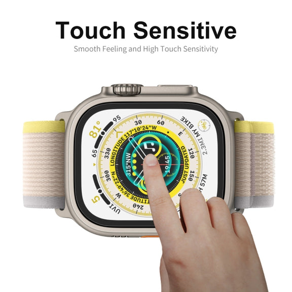 For Apple Watch Ultra / Ultra 2 / Ultra 3 49mm 10pcs ENKAY 0.2mm 9H Tempered Glass Watch Film