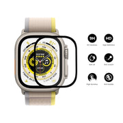 For Apple Watch Ultra / Ultra 2 / Ultra 3 49mm 2pcs ENKAY 9H Full Cover Tempered Glass Watch Film