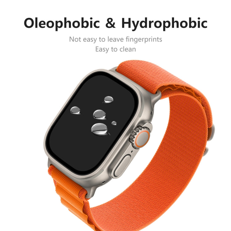 For Apple Watch Ultra / Ultra 2 / Ultra 3 49mm 2pcs ENKAY 9H Full Cover Tempered Glass Watch Film
