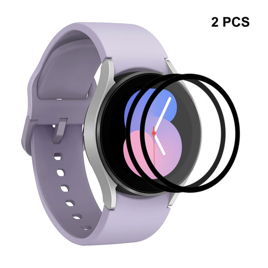 2 PCS For Samsung Galaxy Watch5 40mm ENKAY 9H Full Cover Tempered Glass Watch Film - Screen Protector by ENKAY | Online Shopping South Africa | PMC Jewellery | Buy Now Pay Later Mobicred