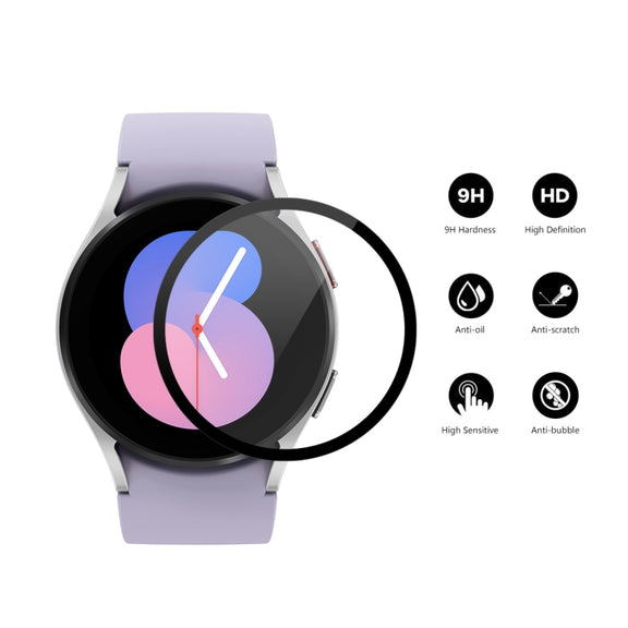 2 PCS For Samsung Galaxy Watch5 40mm ENKAY 9H Full Cover Tempered Glass Watch Film