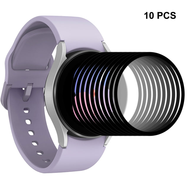 10 PCS For Samsung Galaxy Watch5 40mm ENKAY 9H Full Cover Tempered Glass Watch Film