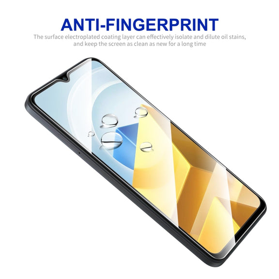 For Xiaomi Poco M5 10pcs ENKAY Full Glue 0.26mm 9H 2.5D Tempered Glass Full Film
