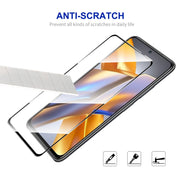 For Xiaomi Poco M5s 10pcs ENKAY Full Glue 0.26mm 9H 2.5D Tempered Glass Full Film