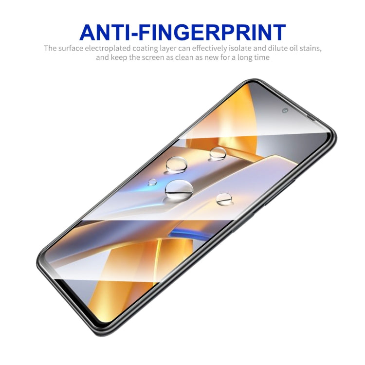 For Xiaomi Poco M5s 10pcs ENKAY Full Glue 0.26mm 9H 2.5D Tempered Glass Full Film