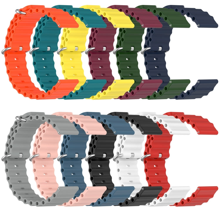 For Xiaomi MI Watch Color 22mm Ocean Style Silicone Solid Color Watch Band(Rock Gray) - free shipping - PMC TechLife - Order now!