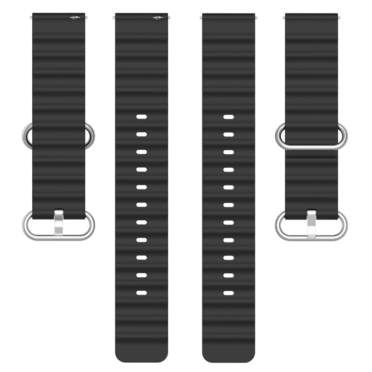 For Xiaomi MI Watch Color 22mm Ocean Style Silicone Solid Color Watch Band(Wine Red) - free shipping - PMC TechLife - Order now!