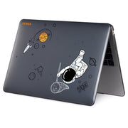 For MacBook Air 13.6 inch  A2681 ENKAY Hat-Prince Spaceman Pattern Protective Crystal Case Cover Hard Shell(Spaceman No.2)