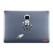 For MacBook Air 13.6 inch  A2681 ENKAY Hat-Prince Spaceman Pattern Protective Crystal Case Cover Hard Shell(Spaceman No.4)
