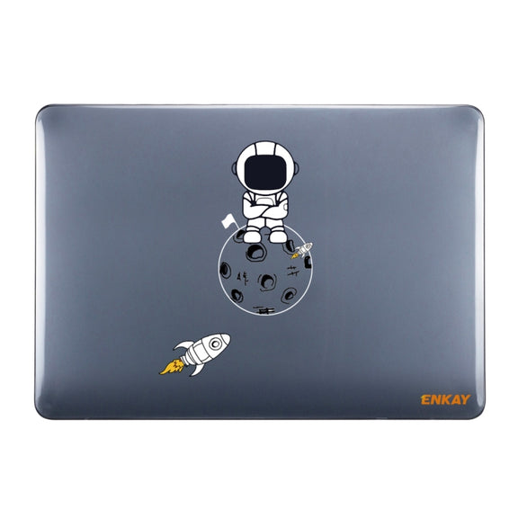 For MacBook Air 13.6 inch  A2681 ENKAY Hat-Prince Spaceman Pattern Protective Crystal Case Cover Hard Shell(Spaceman No.4)