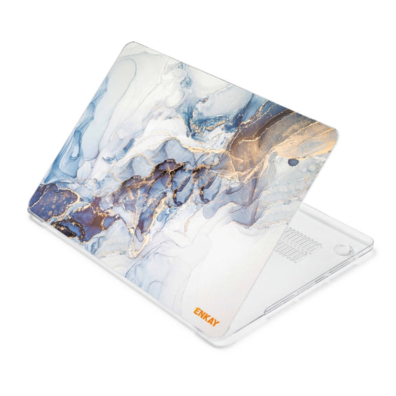 For MacBook Air 13.6 2022/2024 A2681 (M2) / A3113 (M3) ENKAY Hat-Prince Streamer Series Protective Crystal Case Cover Hard Shell(Streamer No.1)