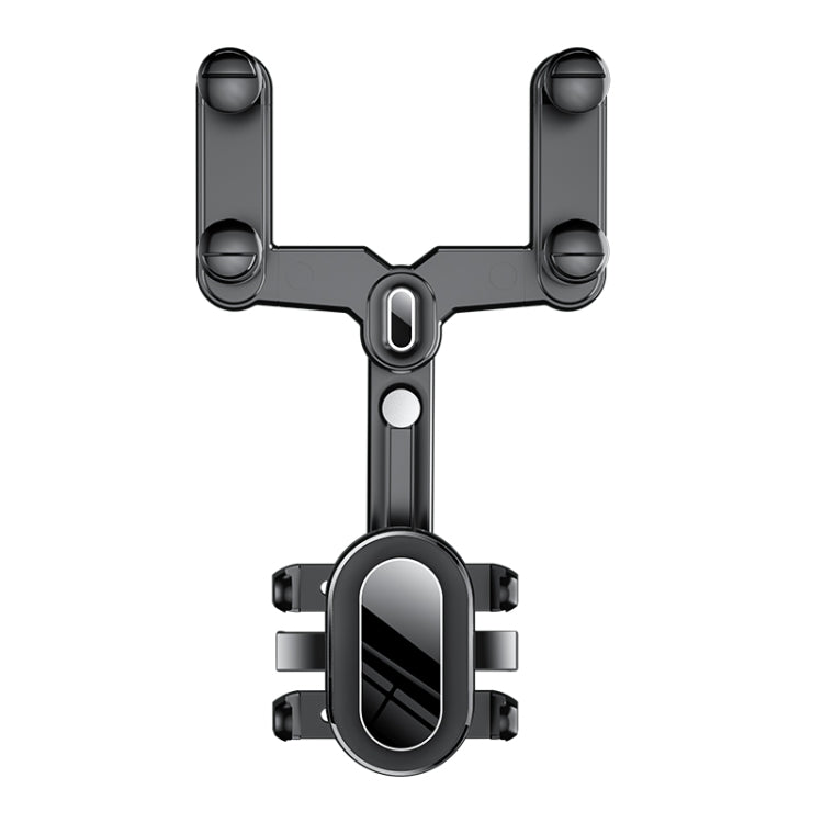 H03 Car Rearview Mirror Mobile Phone Holder 360 Rotation Foldable - Car Holders by PMC TechLife | Online Shopping South Africa | PMC TechLife