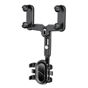 H03 Car Rearview Mirror Mobile Phone Holder 360 Rotation Foldable