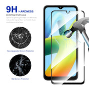 For Xiaomi Redmi A1 / A1+ / A2 / A2+ 10pcs ENKAY Full Glue 0.26mm 9H 2.5D Tempered Glass Full Film
