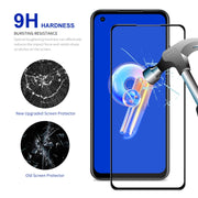 For Asus Zenfone 9 2pcs ENKAY Full Glue 0.26mm 9H 2.5D Tempered Glass Full Film