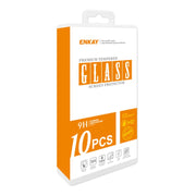 For Samsung Galaxy A04 / A04s 10pcs ENKAY Full Glue 0.26mm 9H 2.5D Tempered Glass Full Film