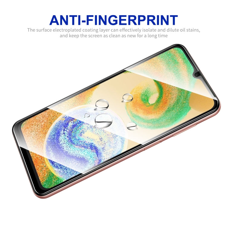 For Samsung Galaxy A04 / A04s 10pcs ENKAY Full Glue 0.26mm 9H 2.5D Tempered Glass Full Film