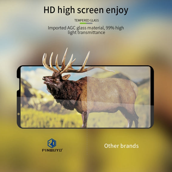 For ASUS ROG Phone 6D / 6D Ultimate / Phone 5 PINWUYO 9H 2.5D Full Screen Tempered Glass Film(Black)