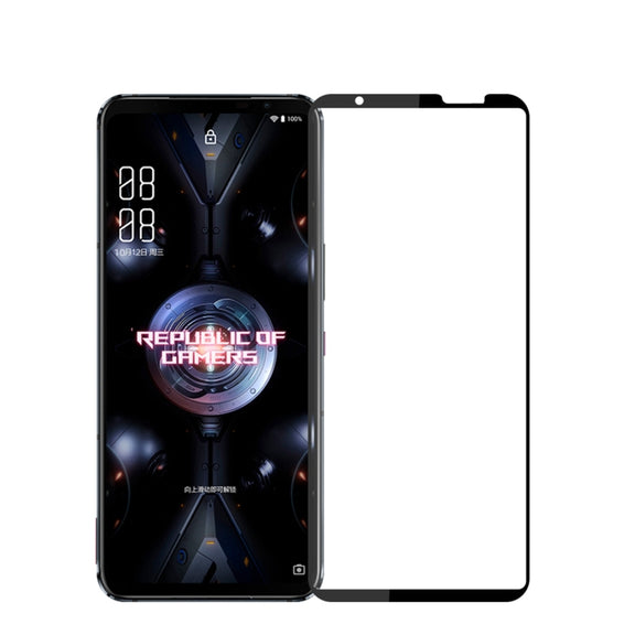 For ASUS ROG Phone 6D / 6D Ultimate / Phone 5 PINWUYO 9H 2.5D Full Screen Tempered Glass Film(Black)