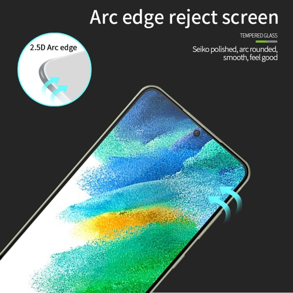 For Samsung Galaxy Xcover6 Pro PINWUYO 9H 2.5D Full Screen Tempered Glass Film(Black)