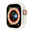 For Apple Watch Ultra 49mm ENKAY Solid Color Protective Soft TPU Frame Case(Beige) - Watch Cases by ENKAY