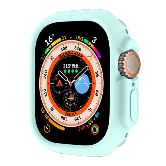 For Apple Watch Ultra 49mm ENKAY Solid Color Protective Soft TPU Frame Case(Light Blue) - free shipping - PMC Jewellery - Order now!