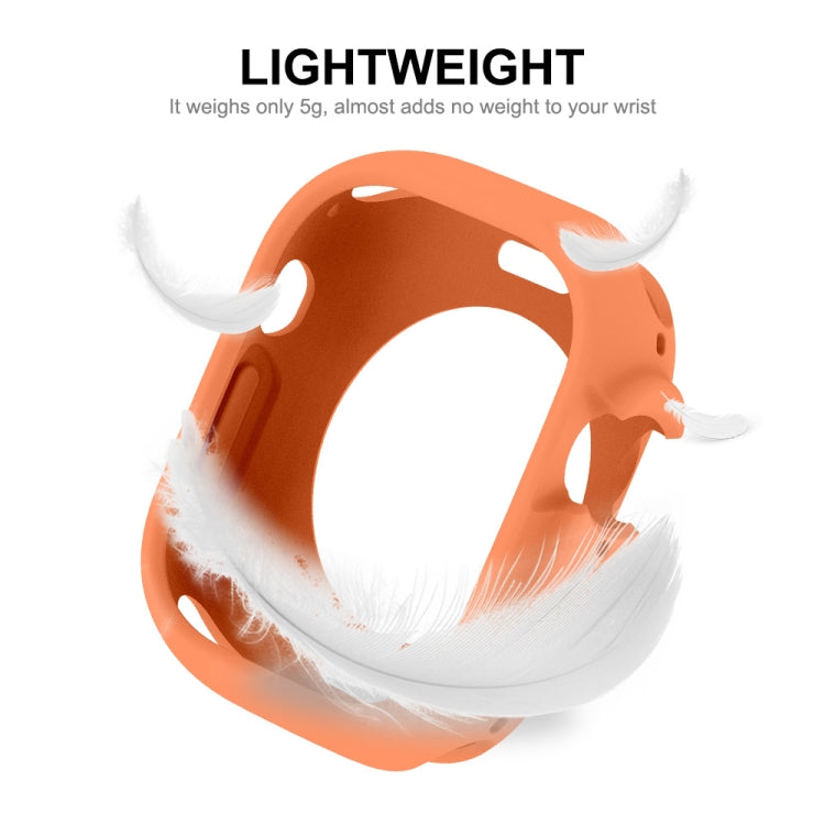 For Apple Watch Ultra 49mm ENKAY Solid Color Protective Soft TPU Frame Case(Grey) - free shipping - PMC TechLife - Order now!