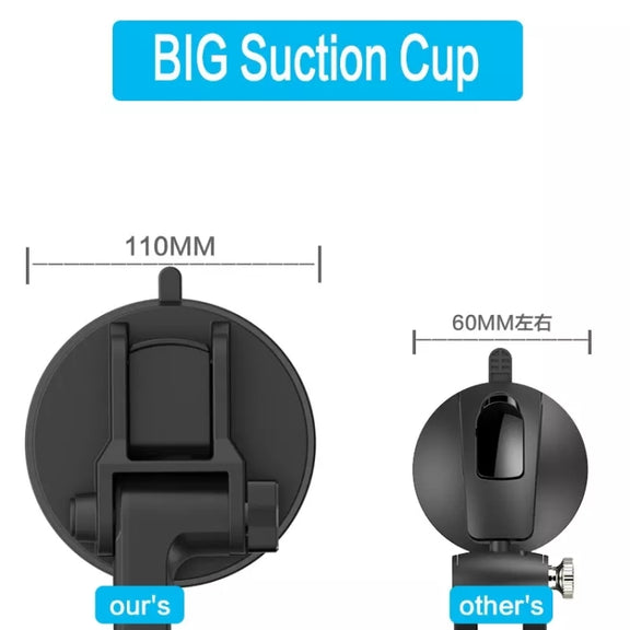 D001 Mount For Truck Excavator Forklift Long Arm Sturdy Cell Phone Holder