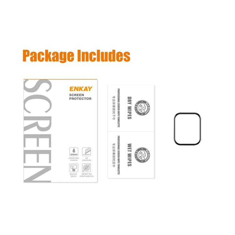 1pcs For Amazfit GTS 4 ENKAY 3D Full Coverage Soft PC Edge + PMMA HD Screen Protector Film - free shipping - PMC Jewellery - Order now!