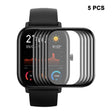 5pcs For Amazfit GTS 4 ENKAY 3D Full Coverage Soft PC Edge + PMMA HD Screen Protector Film - Screen Protector by ENKAY | Online Shopping South Africa | PMC TechLife | Buy Now Pay Later Mobicred
