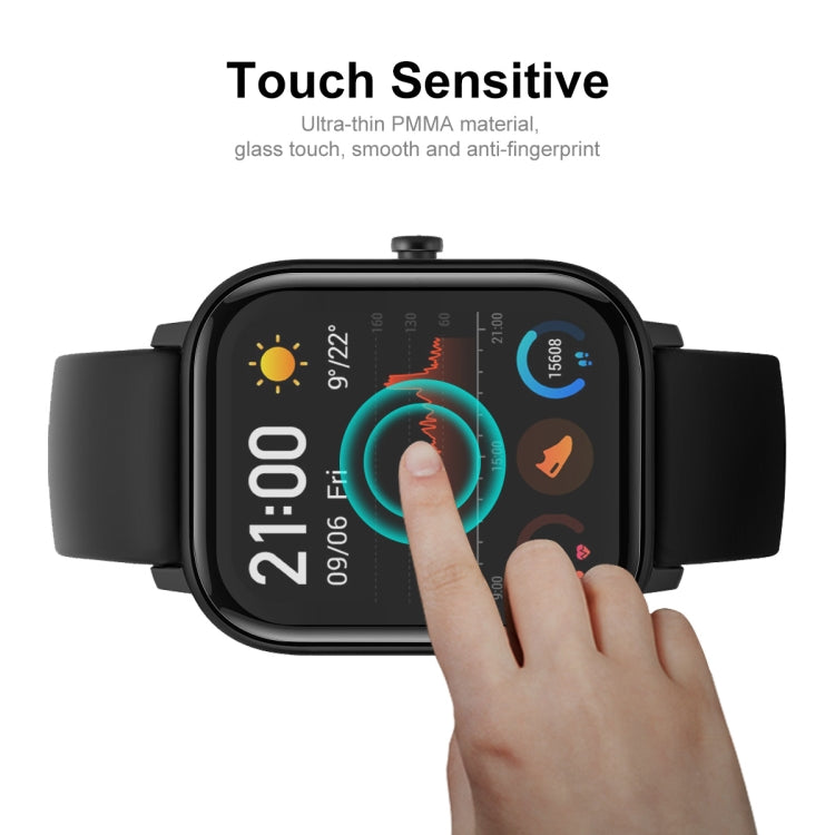 5pcs For Amazfit GTS 4 ENKAY 3D Full Coverage Soft PC Edge + PMMA HD Screen Protector Film