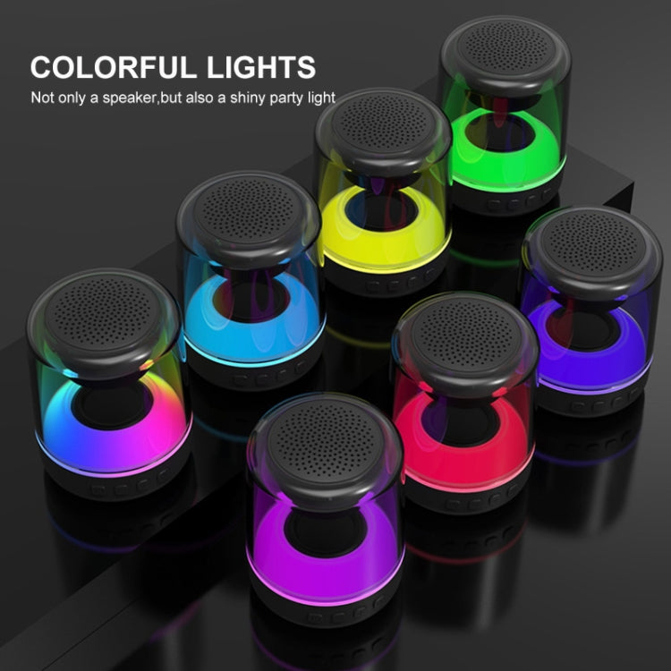 ENKAY Hat-Prince Portable RGB Light Wireless Bluetooth Speaker, Size:S