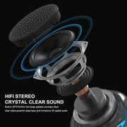 ENKAY Hat-Prince Portable RGB Light Wireless Bluetooth Speaker, Size:S