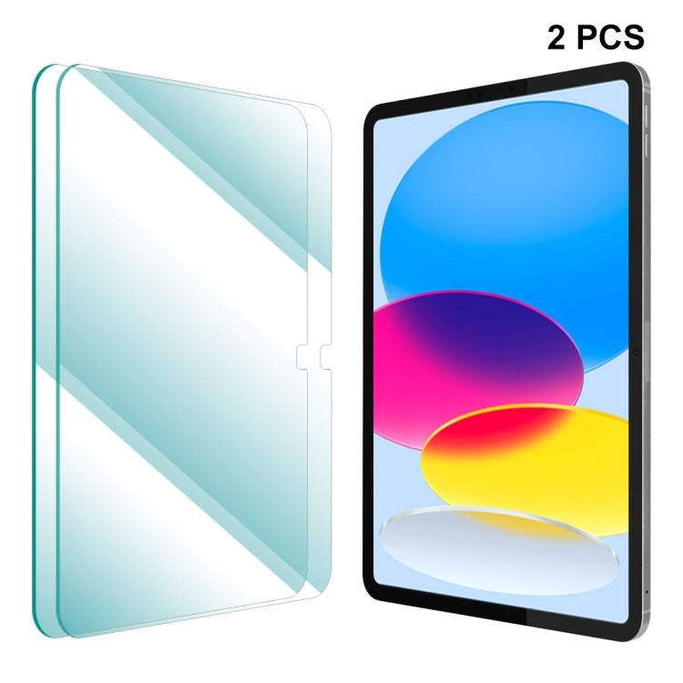 For iPad 2025 / 2022 2pcs ENKAY 0.33mm Explosion-proof Anti-Scratch Tempered Glass Film - free shipping - PMC TechLife - Order now!