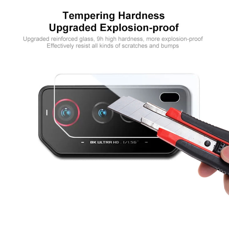 2pcs For Asus Rog Phone 6 / 6D / 6 Pro ENKAY Hat-Prince 9H Rear Camera Lens Tempered Glass Film