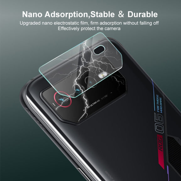 2pcs For Asus Rog Phone 6 / 6D / 6 Pro ENKAY Hat-Prince 9H Rear Camera Lens Tempered Glass Film