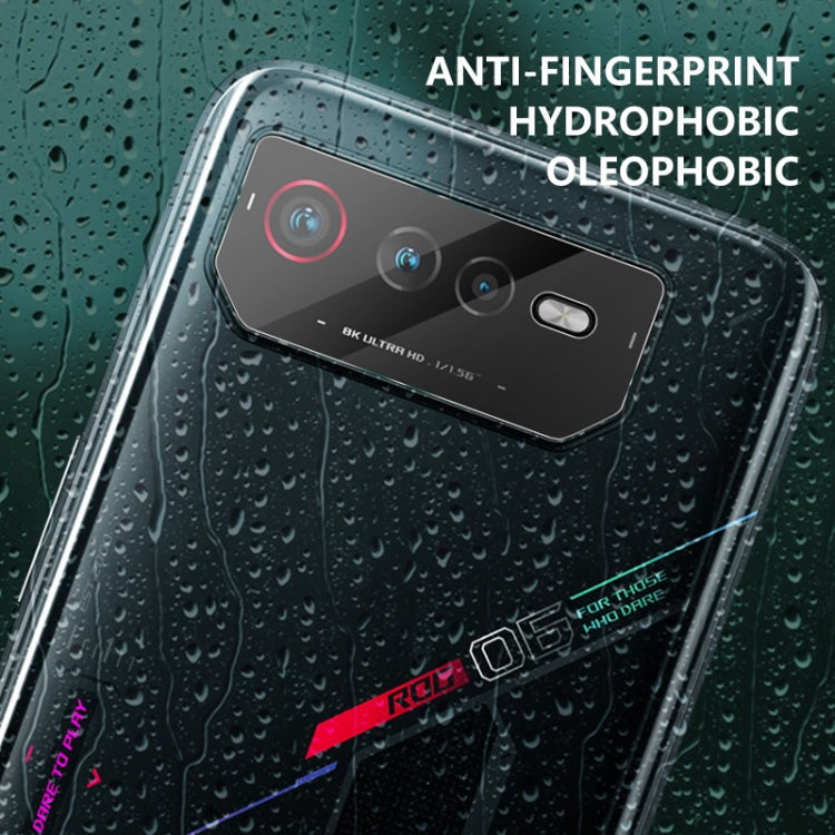 2pcs For Asus Rog Phone 6 / 6D / 6 Pro ENKAY Hat-Prince 9H Rear Camera Lens Tempered Glass Film